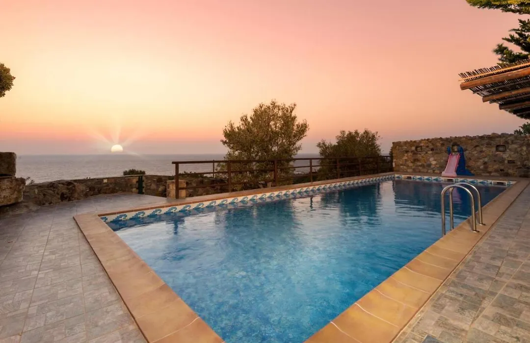Sea-Sunset Views Villa Lefkothea With Private Pool Near Elafonissi-1